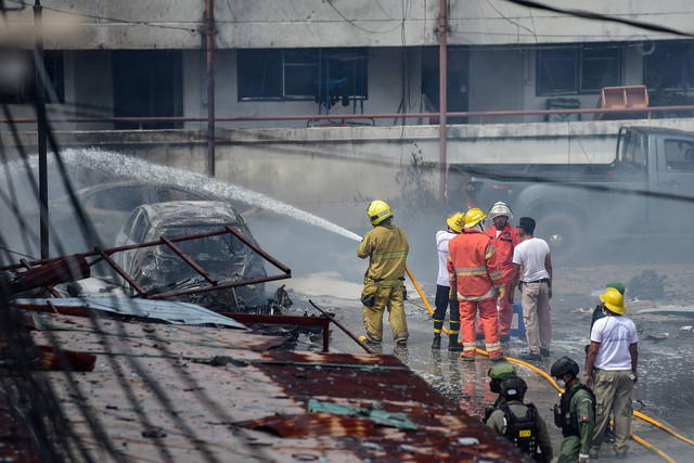 Ilustrasi Pengeboman. Foto: Madaree Tohlala/AFP