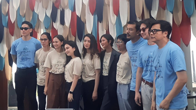 Foto konferensi pers Jalan Yang Jauh Jangan Lupa Pulang. Foto: Alexander Vito/kumparan
