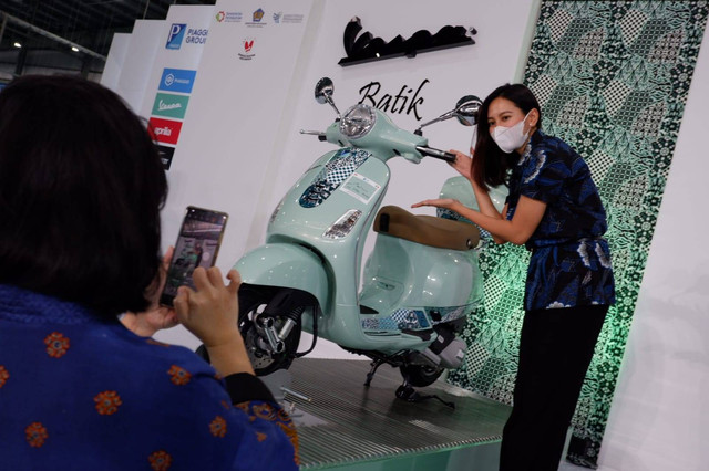 Vespa LX 125 Batik Edition. Foto: Aditya Pratama Niagara/kumparan