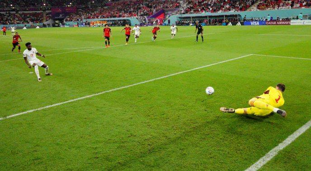 Laga Belgia vs Kanada di Piala Dunia 2022 Foto: Pool via REUTERS