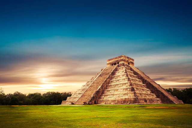 Ilustrasi El Castillo di Meksiko. Foto: Fer Gregory/Shutterstock