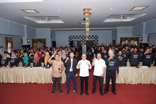 Pelatihan dan edukasi literasi informasi di era digital kepada 200 orang dari ormas di Kotawaringin Barat. Foto: Mukhtarudin