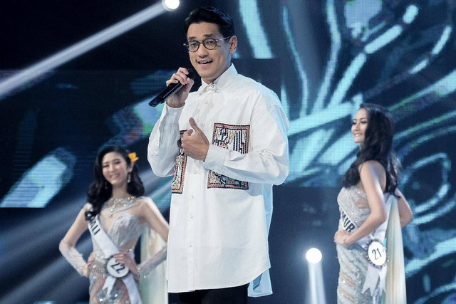 Afgan saat tampil di atas panggung. Foto: Kemenparekraf.