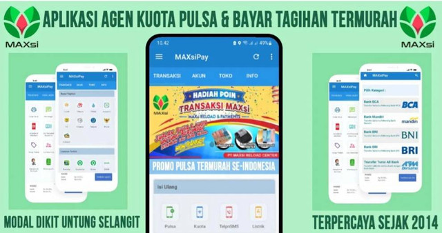 Daftar Agen Pulsa MAXsi Reload, Modal Kecil Untung Selangit! 