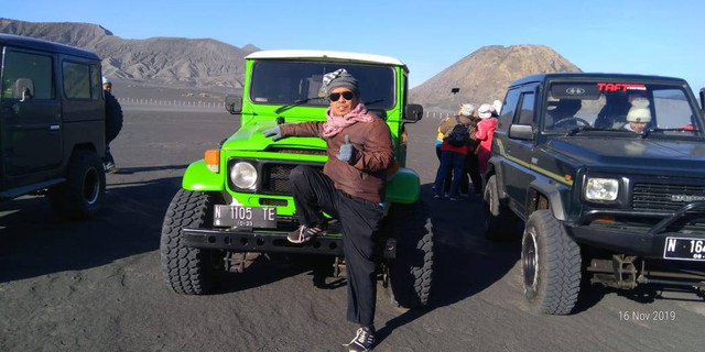 berwisata di pegunungan Bromo medio16 nov 2019(koleksi pribadi)