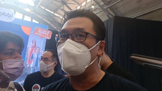 President Director PT Astra Digital Mobil Naga Sujady dalam peluncuran mobbi di Pos Bloc, Jumat (25/11/2022). Foto: Ghinaa Rahmatika/kumparan