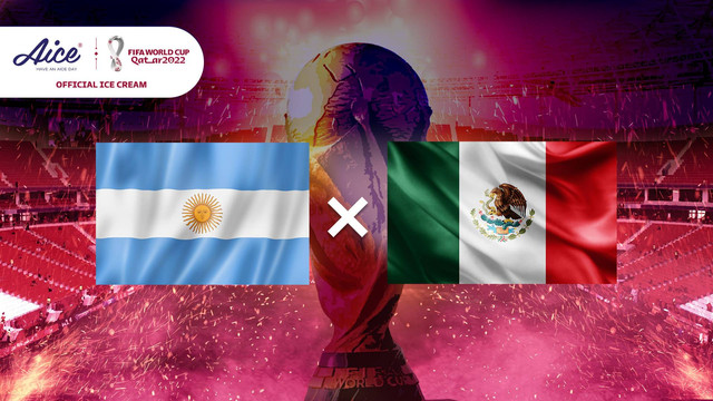 Argentina vs Meksiko di Piala Dunia 2022. Foto: dok kumparan
