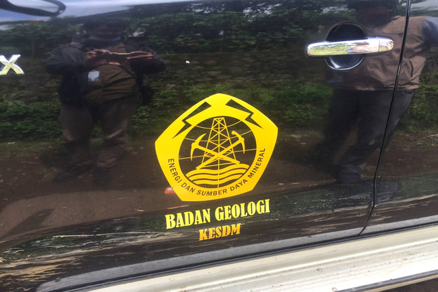 Logo Badan Geologi Kementerian ESDM. Foto: Agaton Kenshanahan/kumparan