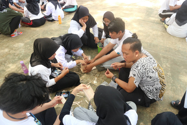 Dokumentasi Pribadi pada acara HMPS Manajemen Pendidikan "Training of Leadership"