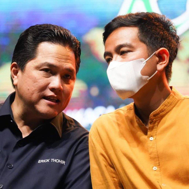 Kolaborasi Menteri BUMN, Erick Thohir, dengan Wali Kota Surakarta, Gibran Rakabuming, untuk revitalisasi studio rekaman Lokananta. Foto: Instagram/@erickthohir