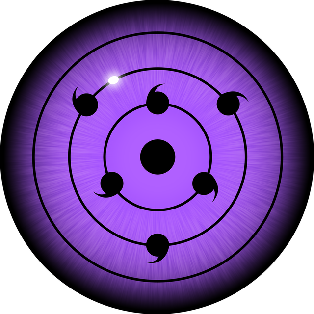 Mata rinnegan di anime Naruto. Foto: Foxpool/Pixabay