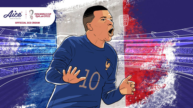 Kylian Mbappe dalam seragam Timnas Prancis di Piala Dunia 2022. Foto: kumparan