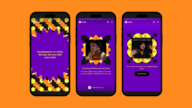 Ilustrasi Spotify Wrapped 2022 Foto: Dok. Spotify