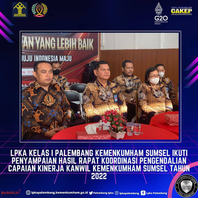 Sumber : Humas LPKA Kelas I Palembang