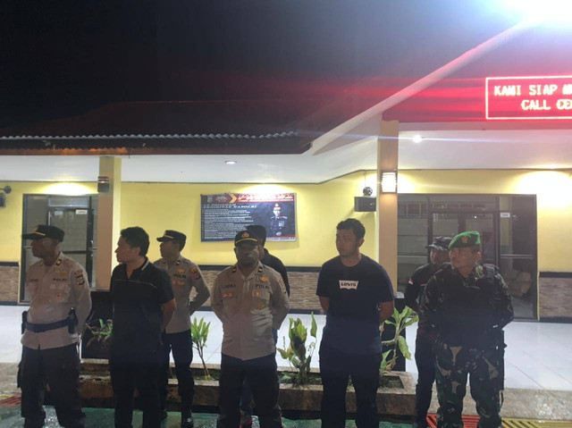 Suasana apel pasukan TNI/Polri 1 Desember