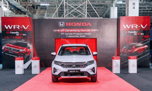 Produksi Pertama Honda WR-V di Karawang. Foto: dok. HPM