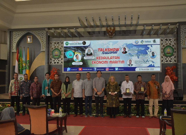 Talk Show Nasional yang digelar BEM FEB Unisma, kupas Kedaulatan Ekonomi Maritim Indonesia. dok