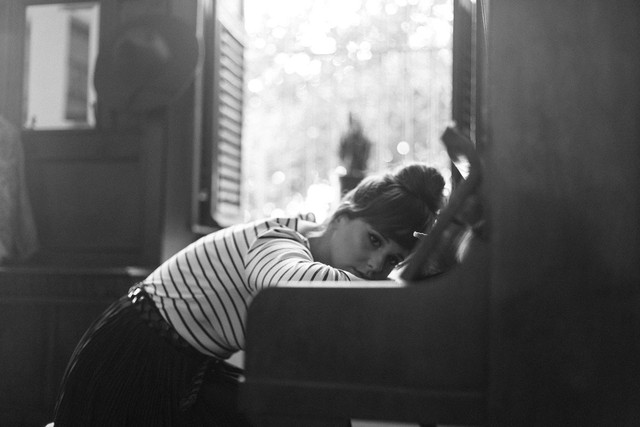 Photo by Karyme França from Pexels: https://www.pexels.com/photo/grayscale-photography-of-woman-in-white-and-black-stripe-crew-neck-top-838820/