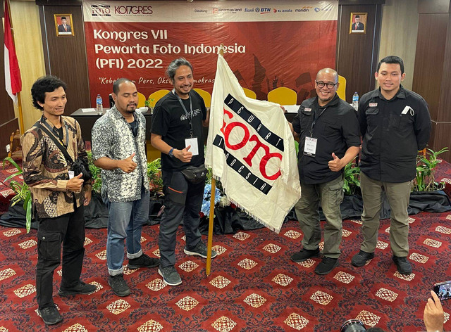 Reno Esnir dan Hendra Eka sebagai Ketua Umum dan Sekretaris Jenderal PFI Pusat periode 2022-2025. Foto: Dok. PFI