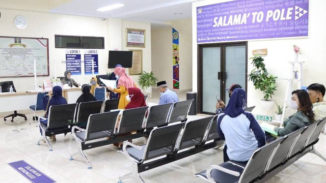 Suasana di Kantor Imigrasi Kelas II Non TPI Kabupaten Polewali Mandar. Foto: Istimewa