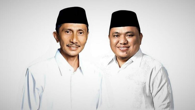 Bupati Gorontalo Nelson Pomalingo dan Wakil Bupati Gorontalo Hendra Hemeto. Sabtu, (3/12). Foto: Dok istimewa