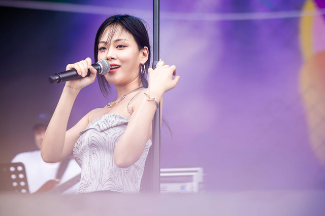Penyanyi Bibi. Foto: Justin Shin/Getty Images