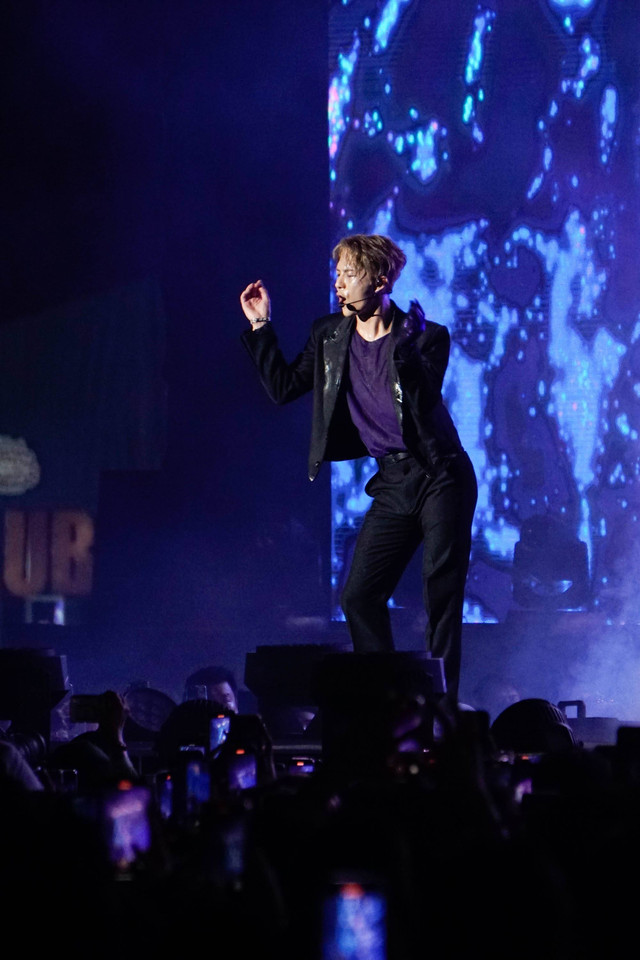 Penampilan Jackson Wang di HITC, Jakarta, Minggu (4/12/2022). Foto: Jamal Ramadhan/kumparan