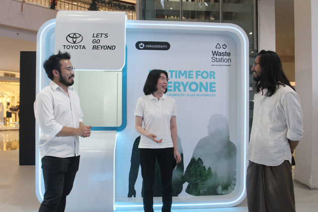 Waste Station hasil kerja sama Toyota Astra Motor dan Rekosistem. Foto: dok. Toyota Astra Motor