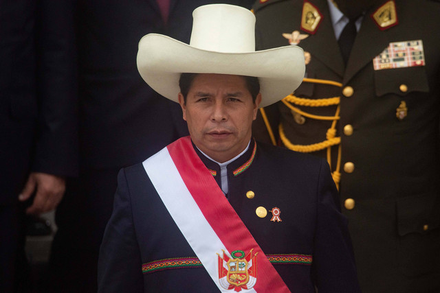 Presiden Peru, Pedro Castillo. Foto: Janine Costa/AFP