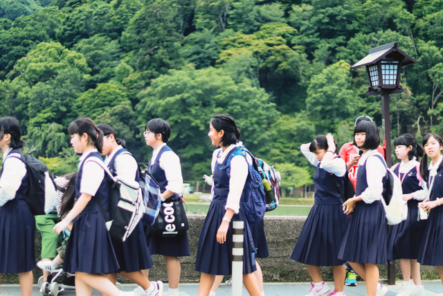Caption kocak Bahasa Inggris tentang sekolah. Foto: Unsplash/Stephanie Hau.