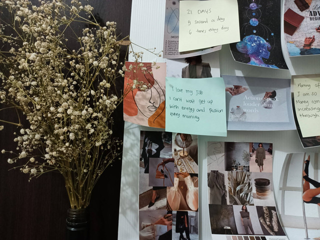 Kata-kata motivasi hiasan dinding yang penuh makna mendalam. Foto: Pexels/Lavendula Peace.