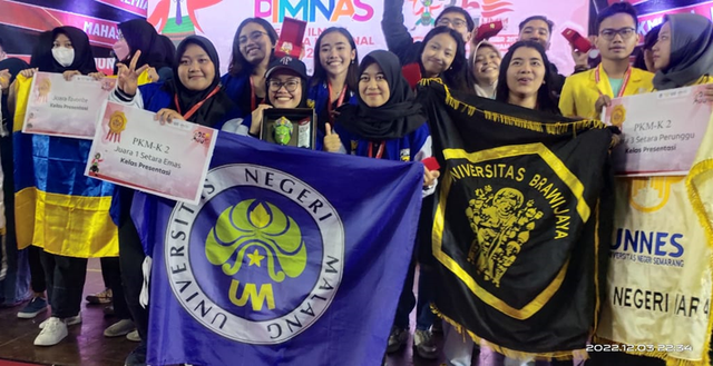 Pengumuman Juara PIMNAS ke-35. Sumber: Dokumen Pribadi