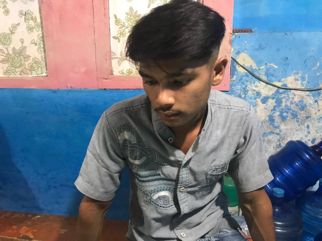 Zuharizal (21) salah seorang pekerja tambang PT NAL Sawahlunto yang selamat dari insiden ledakan, Jumat (9/12/2022).