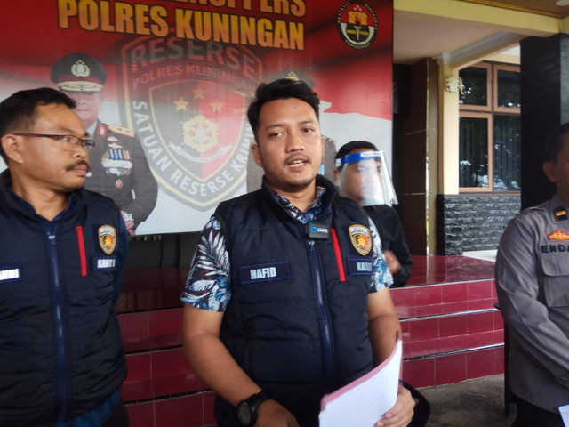 Kasat Reskrim Polres Kuningan, AKP M Hafid Firmansyah. (Andri)