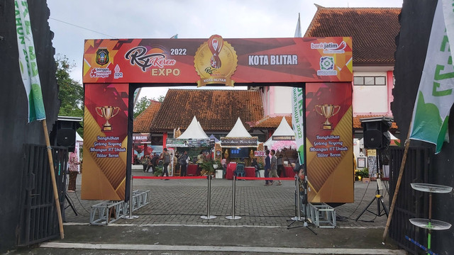 Pintu masuk Blitar Keren Expo & Award, Sumber: Dokumen Pribadi