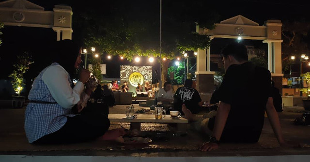 Suasana usaha Kopi Lurah milik KTSW Sidokarto, Godean. (Sumber foto: Dokumentasi organisasi)