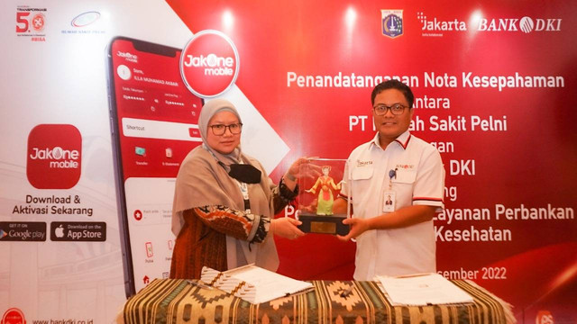 Bank DKI Gaet RS Pelni untuk Kerja Sama Perluas Layanan Perbankan. Foto: Dok. Bank DKI