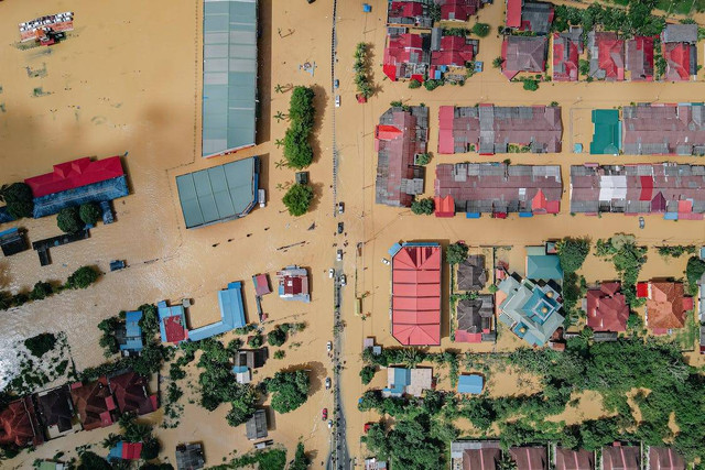 Ilustrasi Banjir. ( Sumber: pexels.com)