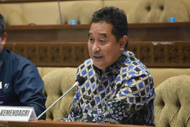 Dirjen Politik dan Pemerintahan Umum (Polpum) Kemendagri, Bahtiar. Foto Humas Kemendagri.