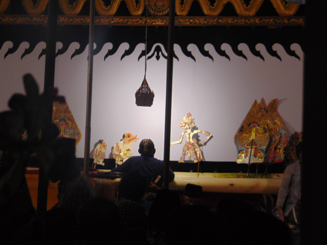 Pementasan Wayang Kulit, Gunung Kidul, Jawa Tengah. Foto : Hartono
