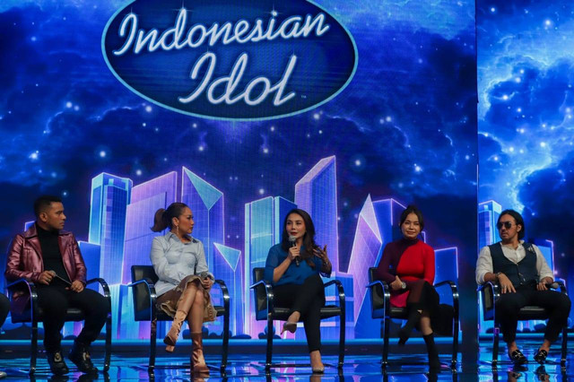 Juri Indonesian Idol XII bersama perwakilan RCTI. Foto: Dok. Istimewa