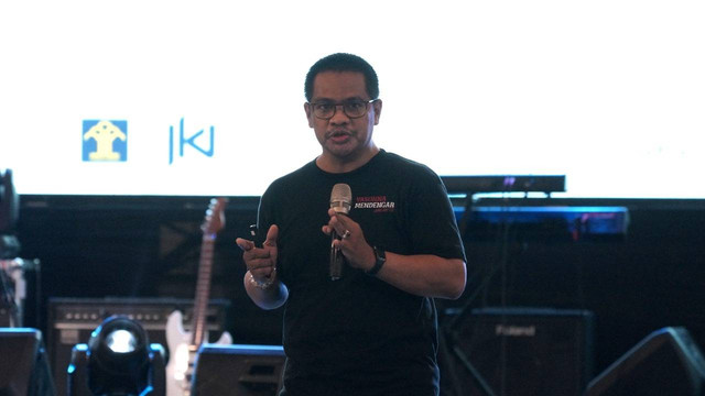 Koordinator Permohonan dan Publikasi Merek Adel Chandra menjelaskan pentingnya lisensi bagi pelaku usaha franchise untuk terhindar dari sengketa. Foto: DJKI