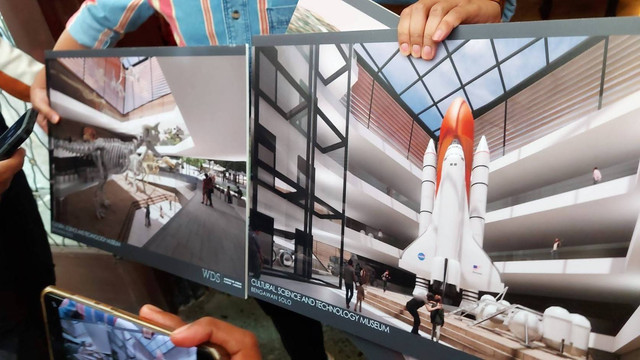 Site plan museum sains dan teknologi yang akan dibangun di Solo. FOTO: Fernando Fitusia