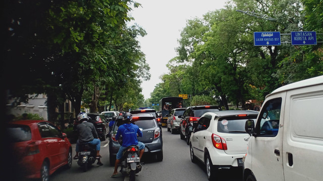 Jalan Slamet Riyadi, Solo, yang rencananya akan menjadi lokasi CFN saat menyambut perayaan pergantian tahun. FOTO: Agung Santoso