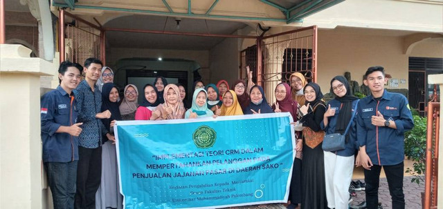Pengabdian Masyarakat di UMKM Jajanan Pasar Di Sako oleh TIm Dosen Prodi Teknik Industri UMP