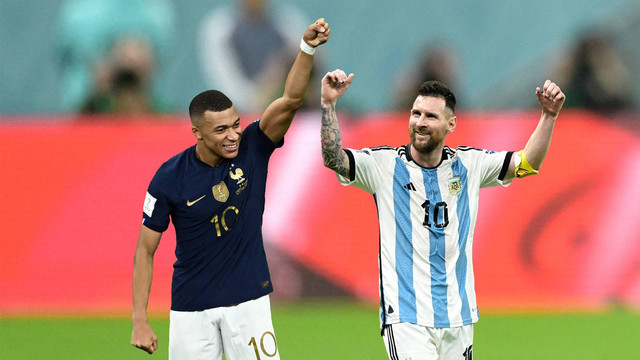 Argentina vs Prancis di final Piala Dunia 2022. Foto: kumparan