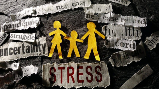 Mental Health Children (Sumber: https://www.shutterstock.com/image-photo/paper-family-three-surrounded-by-coronavirus-1859336845)