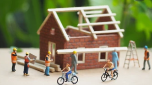 Ilustrasi pembangunan rumah KPR. Sumber: shutterstock.com
