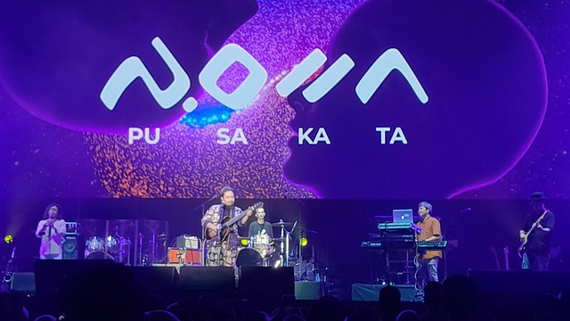 Penampilan Pusakata dalam gelaran Teladan Music Festival 2022. Foto: Widi Erha Pradana