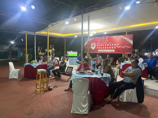 Jalin Kekompakan, Lapas Kelas I Palembang Gelar Nobar Piala Dunia!